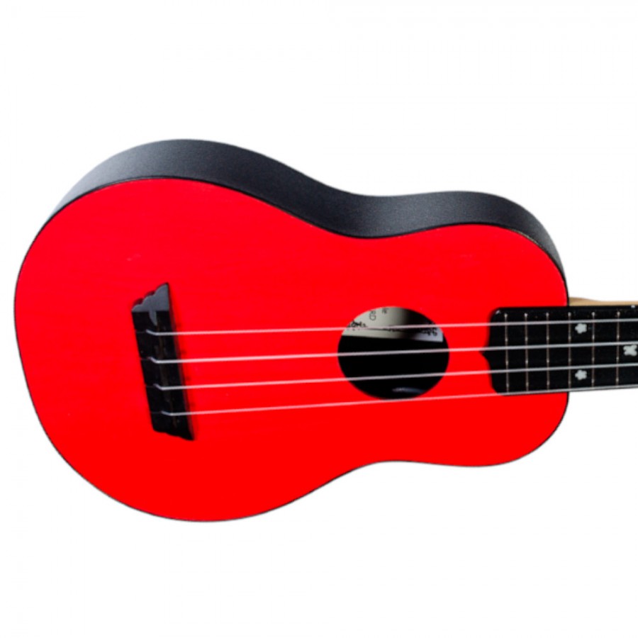 Flight TUS-35 RD Travel Series Soprano Ukulele with Bag - Red
